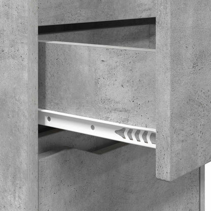 Bedside Tables 2 pcs Concrete Grey 40 x 30 x 467 cm