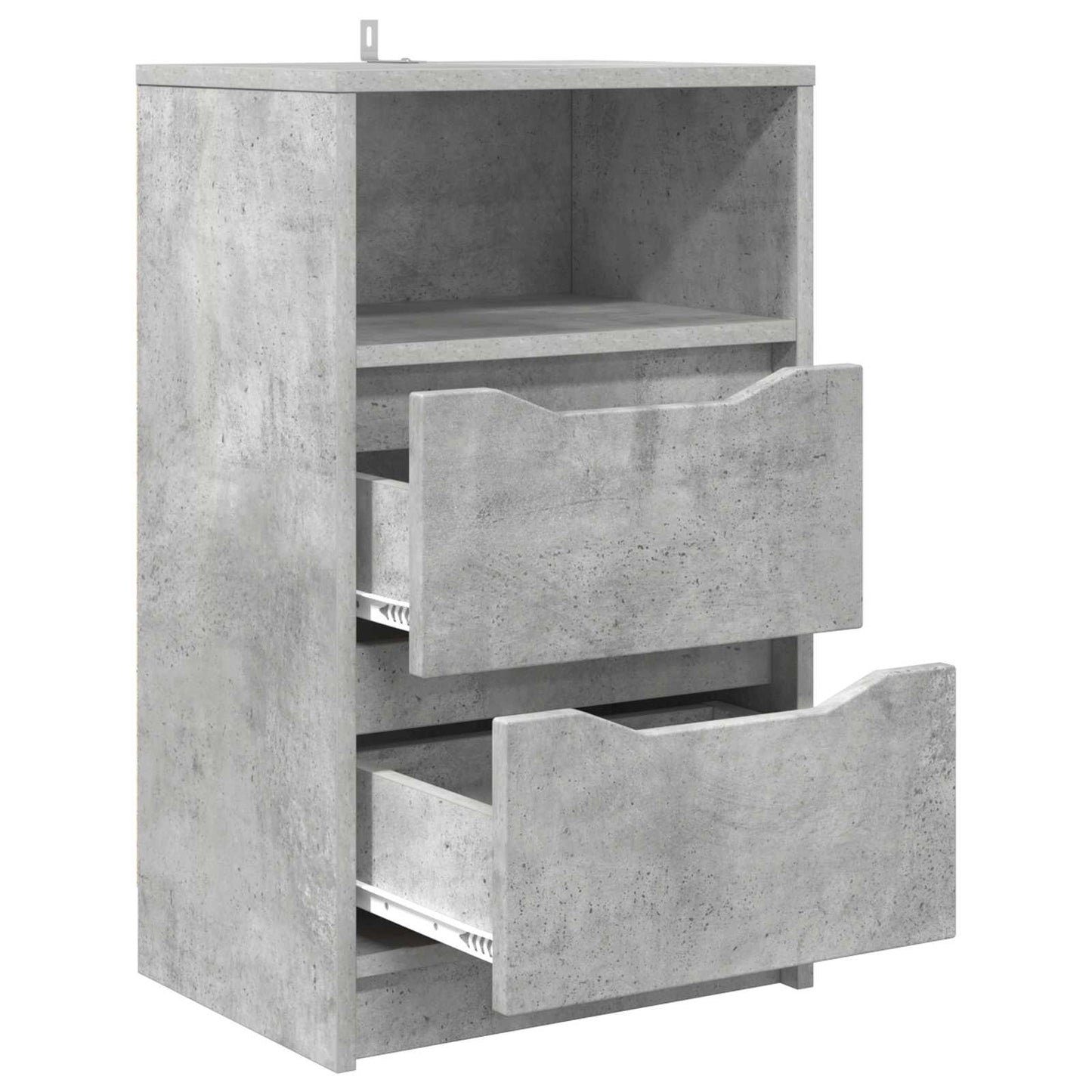 Bedside Tables 2 pcs Concrete Grey 40 x 30 x 467 cm