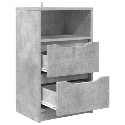 Bedside Tables 2 pcs Concrete Grey 40 x 30 x 467 cm
