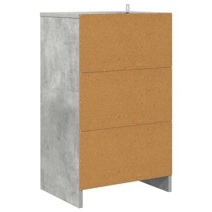 Bedside Tables with Drawer 2 pcs Concrete Grey 40 x 30 x 467 cm