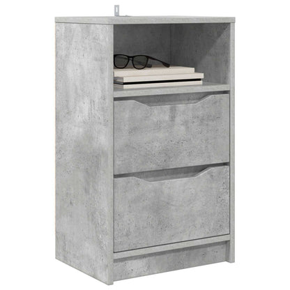 Bedside Tables 2 pcs Concrete Grey 40 x 30 x 467 cm