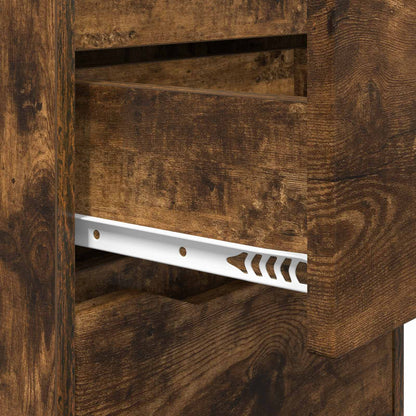 Bedside Tables 2 pcs Smoked Oak 40 x 30 x 467 cm