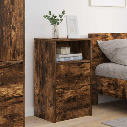 Bedside Tables 2 pcs Smoked Oak 40 x 30 x 467 cm