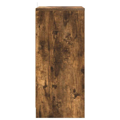 Bedside Tables with Drawer 2 pcs Smoked Oak 40 x 30 x 467 cm