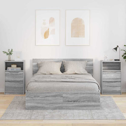 Bedside Tables with Drawer 2 pcs Grey Sonoma 40 x 30 x 467 cm