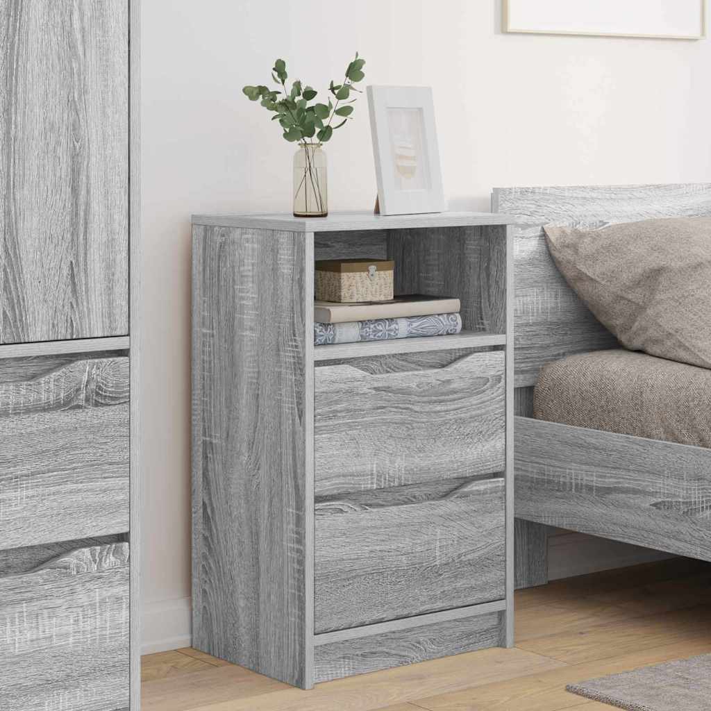 Bedside Tables with Drawer 2 pcs Grey Sonoma 40 x 30 x 467 cm