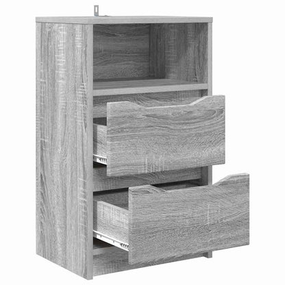 Bedside Tables with Drawer 2 pcs Grey Sonoma 40 x 30 x 467 cm