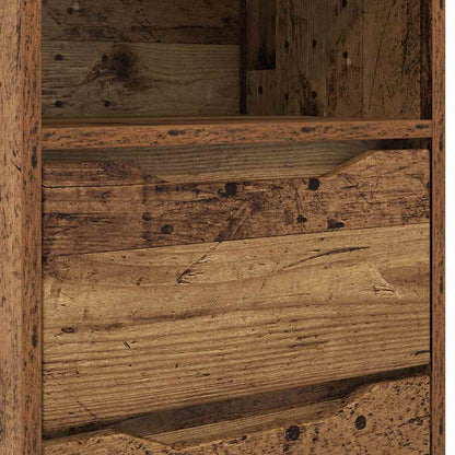 Bedside Table Old Wood 40 x 30 x 467 cm Engineered Wood