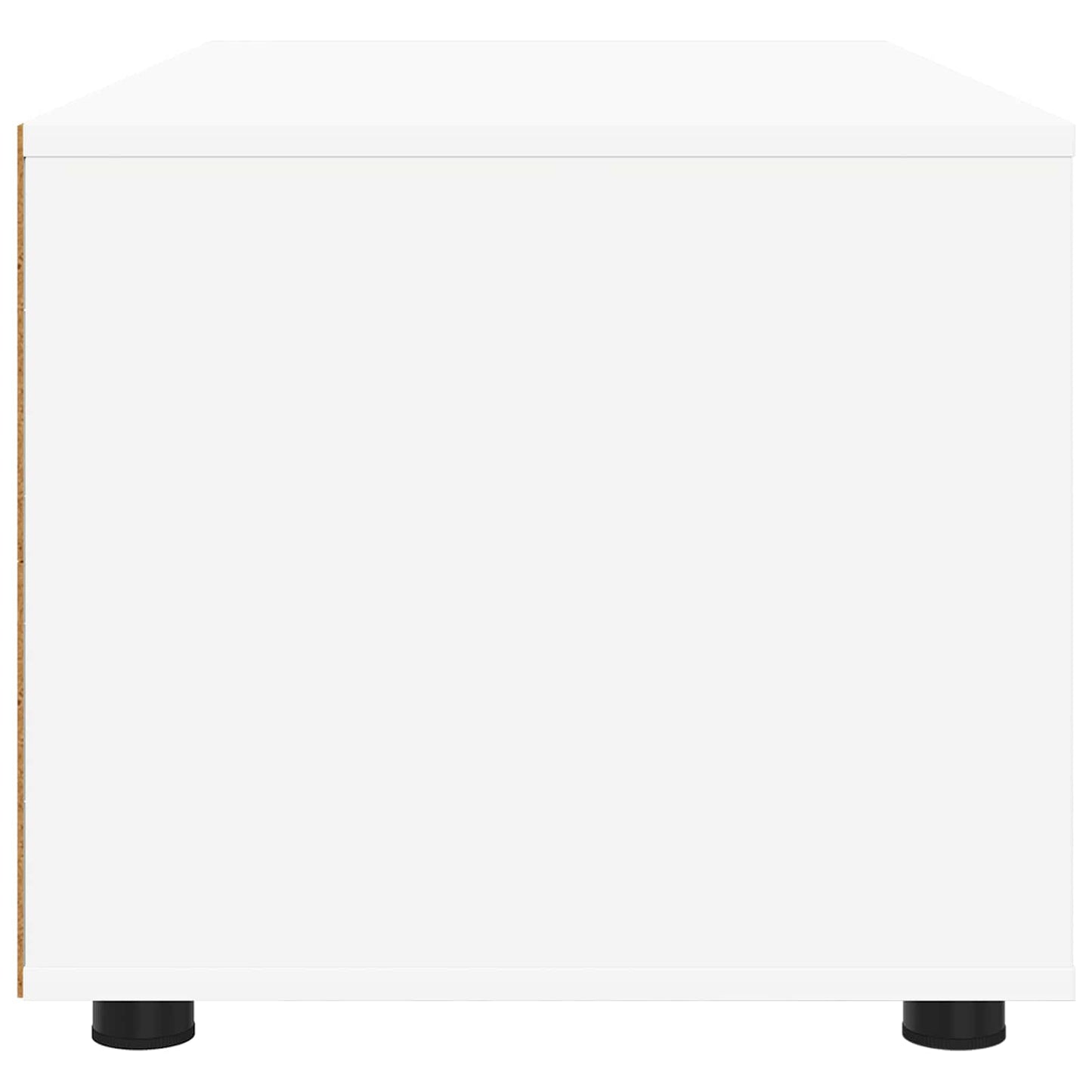 TV Cabinet with Drawer White 100 x 48 x 43 cm Engineered Wood