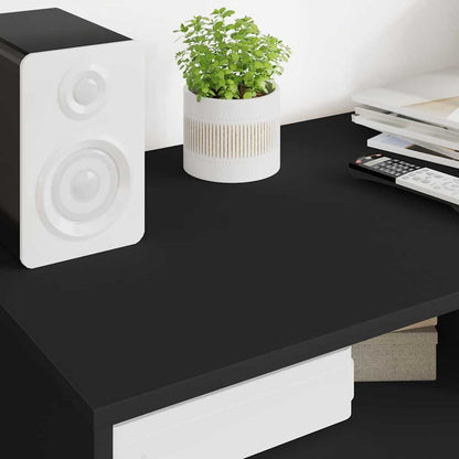 TV Cabinet with Drawer Black 100 x 48 x 43 cm Engineered Wood