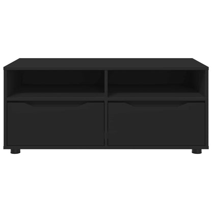 TV Cabinet with Drawer Black 100 x 48 x 43 cm Engineered Wood