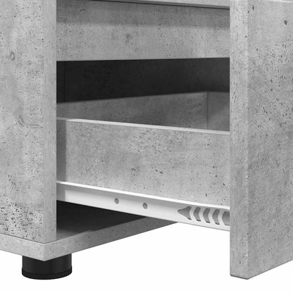 TV Cabinet Concrete Grey 100 x 48 x 43 cm Engineered Wood