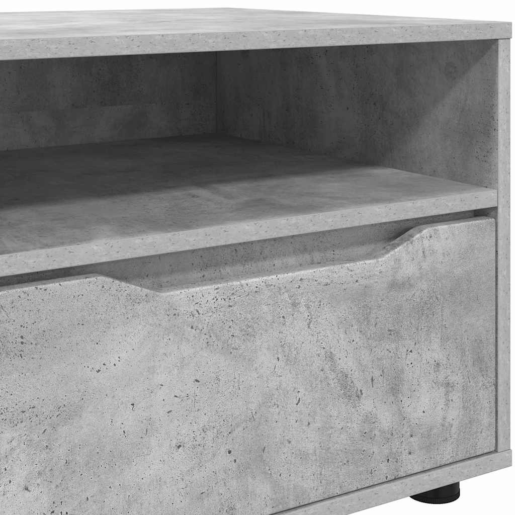 TV Cabinet Concrete Grey 100 x 48 x 43 cm Engineered Wood