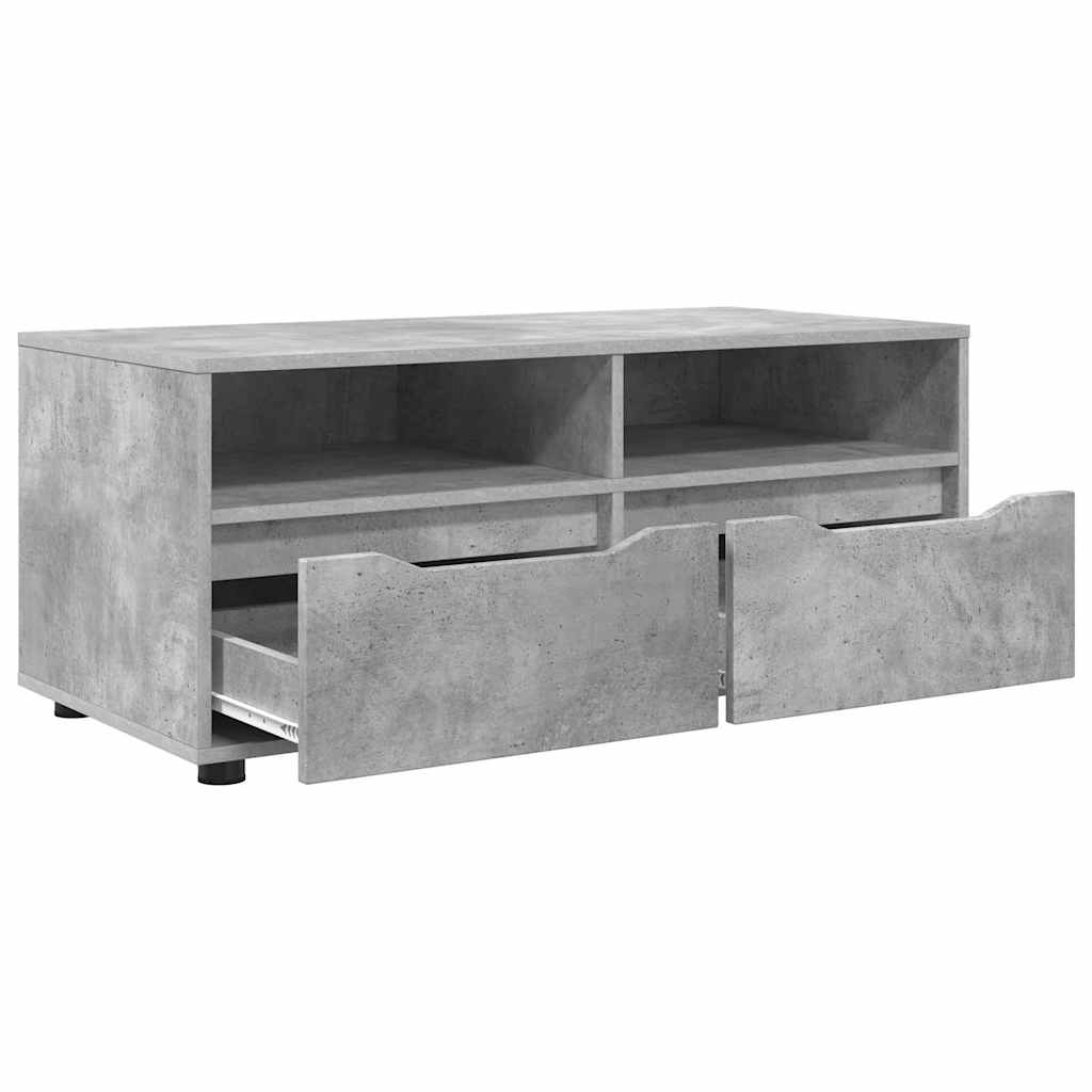 TV Cabinet Concrete Grey 100 x 48 x 43 cm Engineered Wood