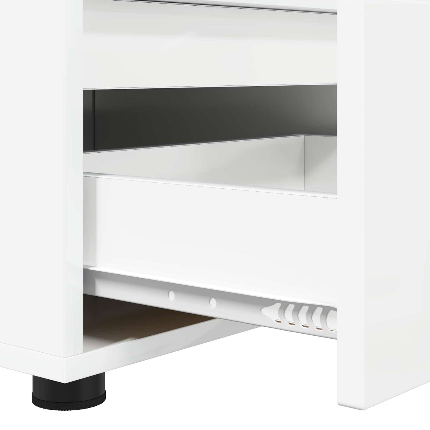 TV Cabinet High Gloss White 100 x 48 x 43 cm Engineered Wood