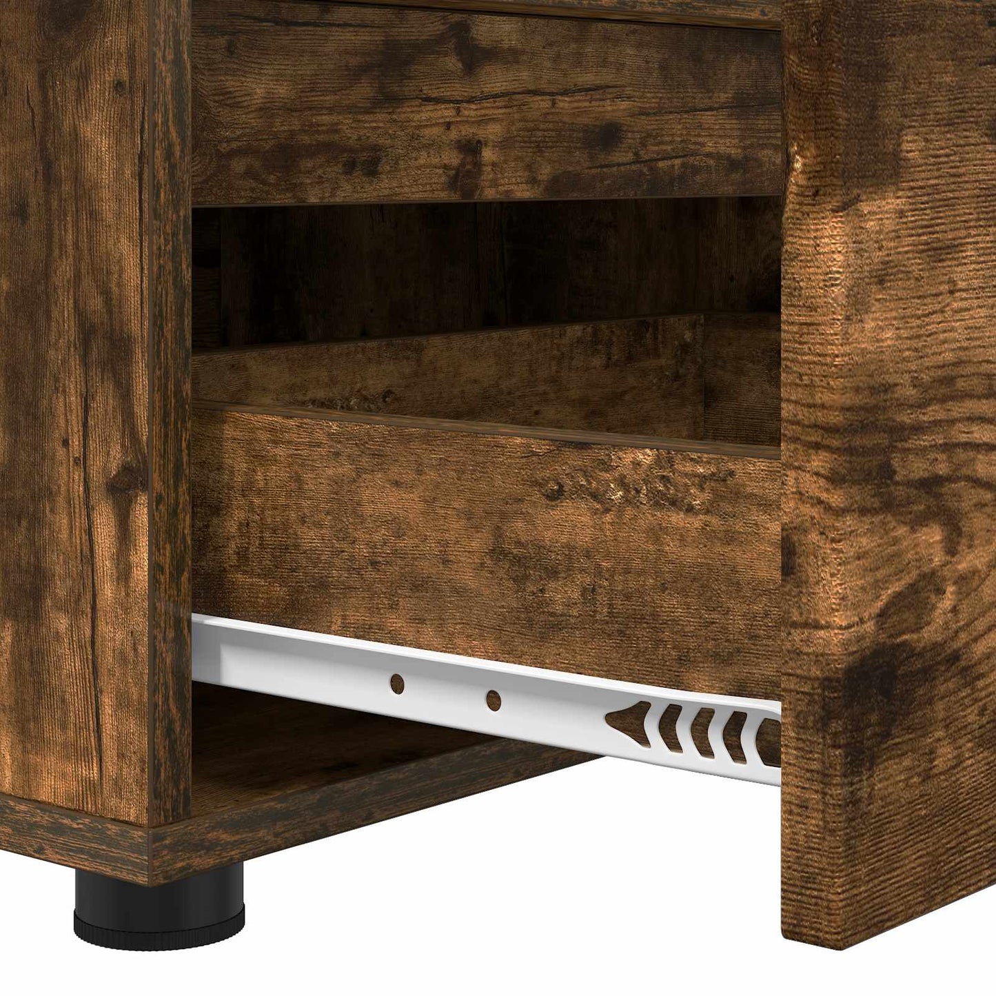 TV Cabinet 100 x 48 x 43 cm Smoked Oak Engineered Wood