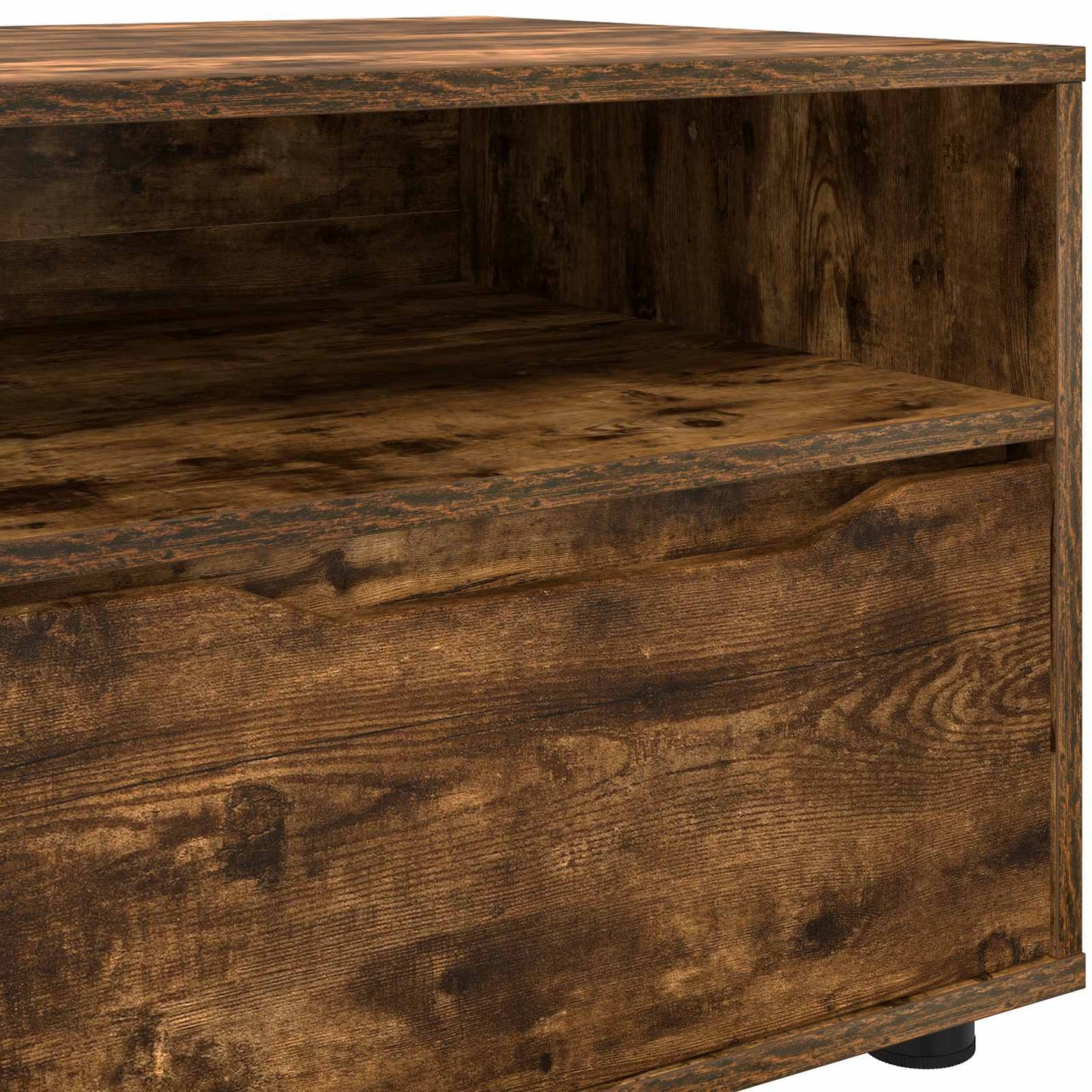 TV Cabinet 100 x 48 x 43 cm Smoked Oak Engineered Wood