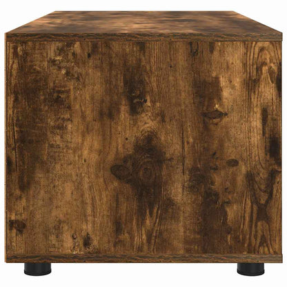 TV Cabinet Smoked Oak 100 x 48 x 43 cm Engineered Wood