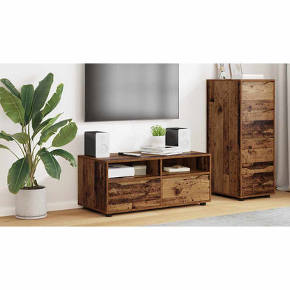 TV Cabinet Old Wood 100 x 48 x 43 cm Engineered Wood