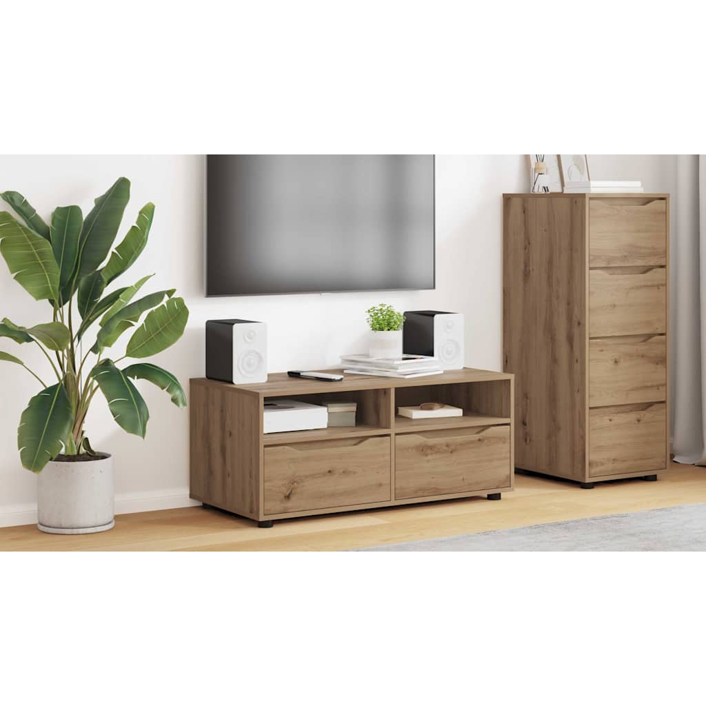 TV Cabinet Artisan Oak 100 x 48 x 43 cm Engineered Wood