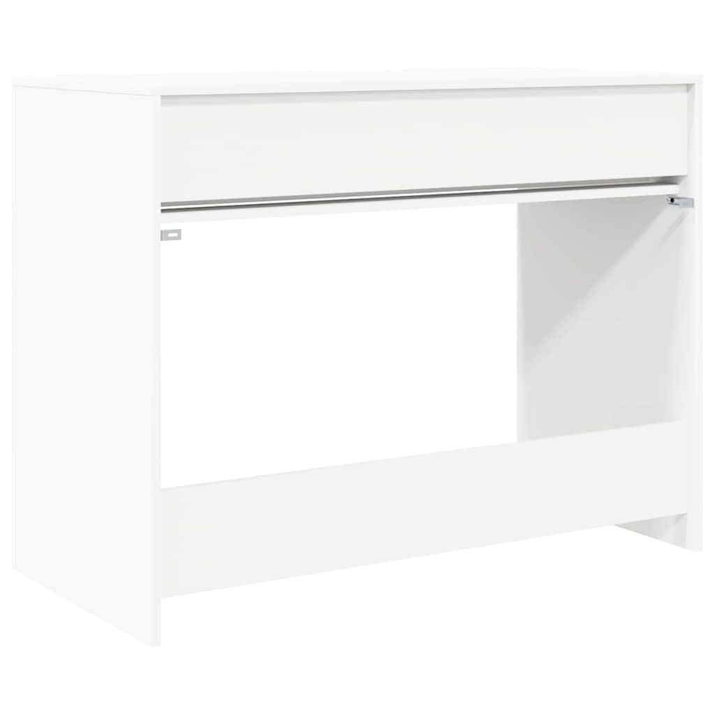 Desk with Drawer White 100 x 50 x 78 cm Engineered Wood
