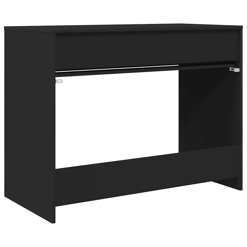 Desk with Drawer Black 100 x 50 x 78 cm Engineered Wood