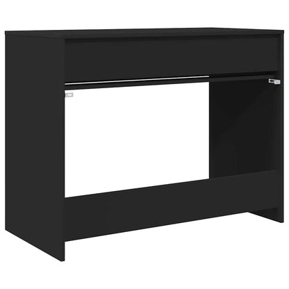 Desk with Drawer Black 100 x 50 x 78 cm Engineered Wood