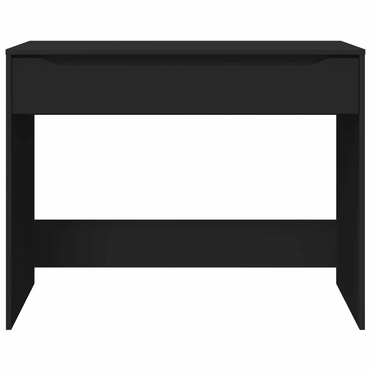 Desk with Drawer Black 100 x 50 x 78 cm Engineered Wood