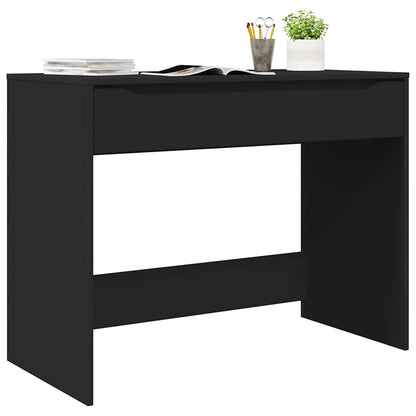 Desk with Drawer Black 100 x 50 x 78 cm Engineered Wood