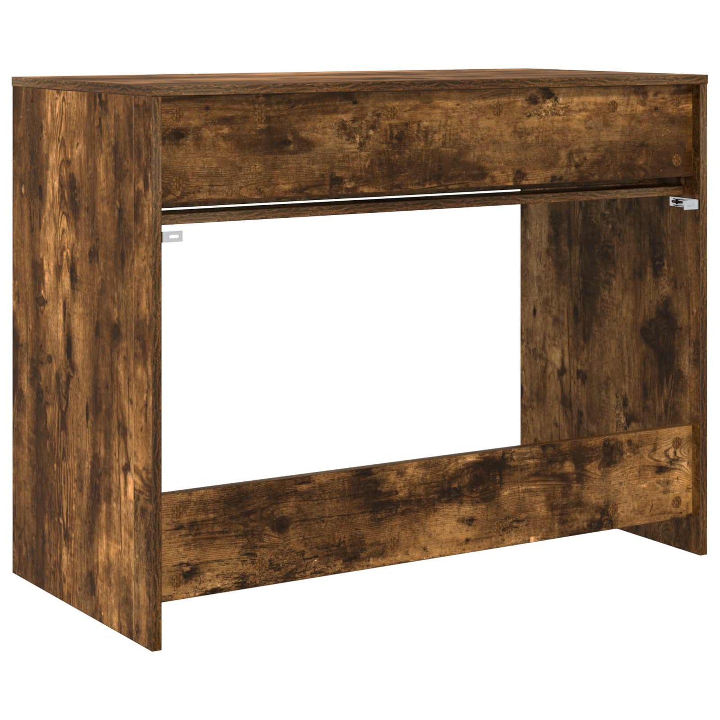 Desk with Drawer Smoked Oak 100 x 50 x 78 cm Engineered Wood