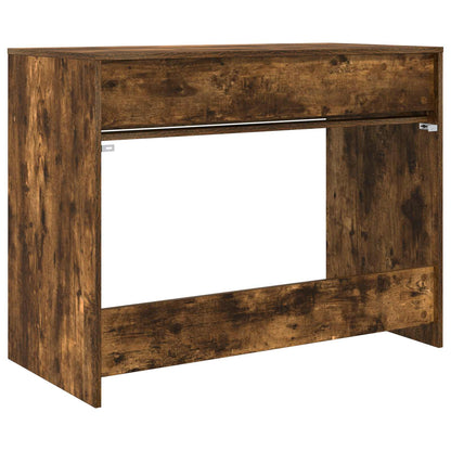 Desk with Drawer Smoked Oak 100 x 50 x 78 cm Engineered Wood