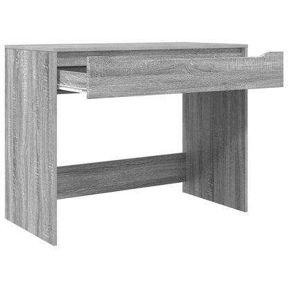 Desk with Drawer Grey Sonoma 100 x 50 x 78 cm Engineered Wood