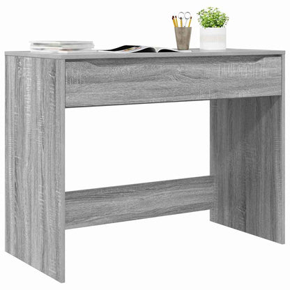 Desk with Drawer Grey Sonoma 100 x 50 x 78 cm Engineered Wood