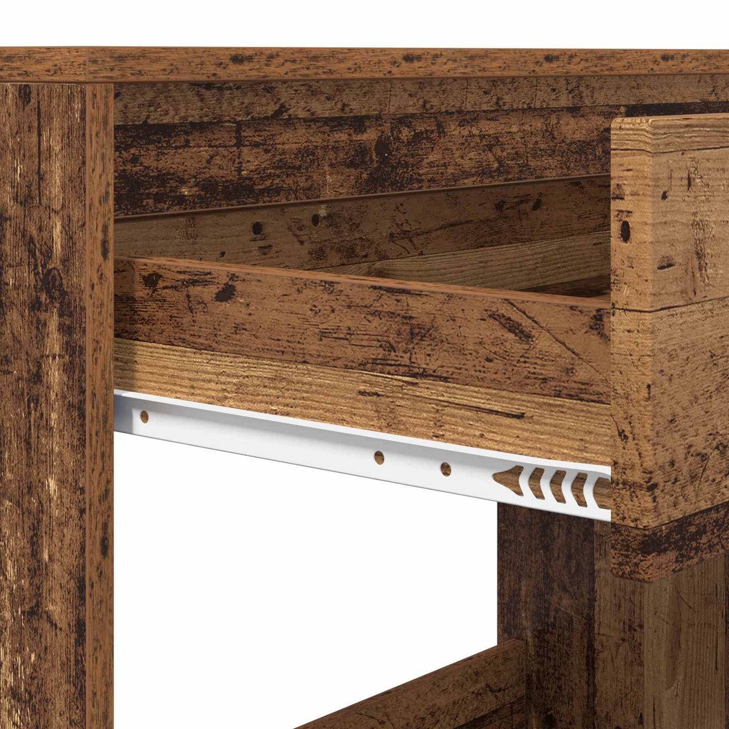 Desk with Drawer Old Wood 100 x 50 x 78 cm Engineered Wood