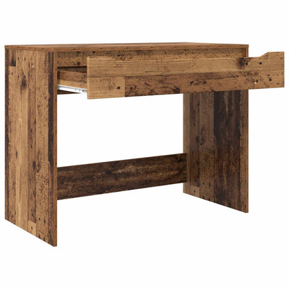 Desk with Drawer Old Wood 100 x 50 x 78 cm Engineered Wood