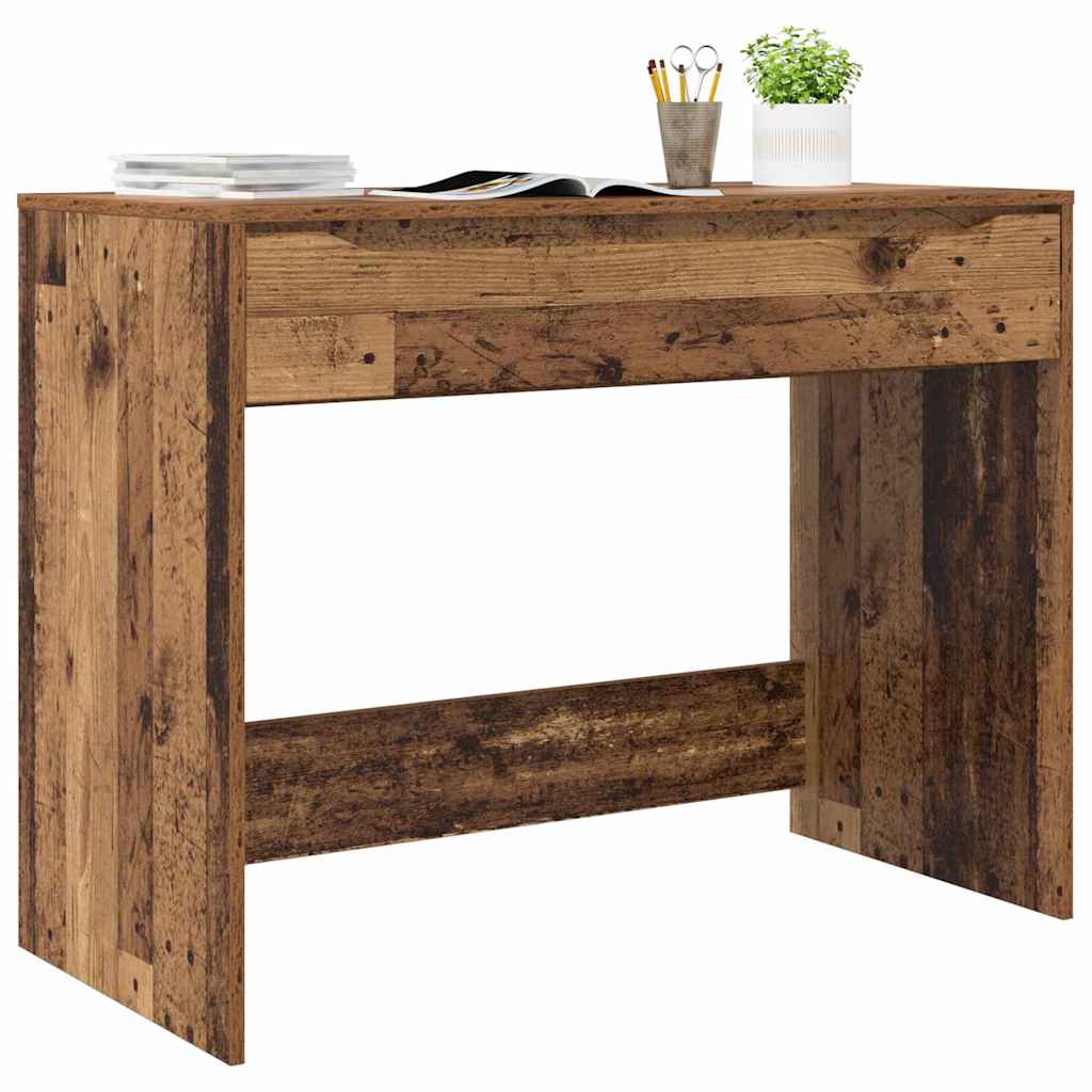 Desk with Drawer Old Wood 100 x 50 x 78 cm Engineered Wood