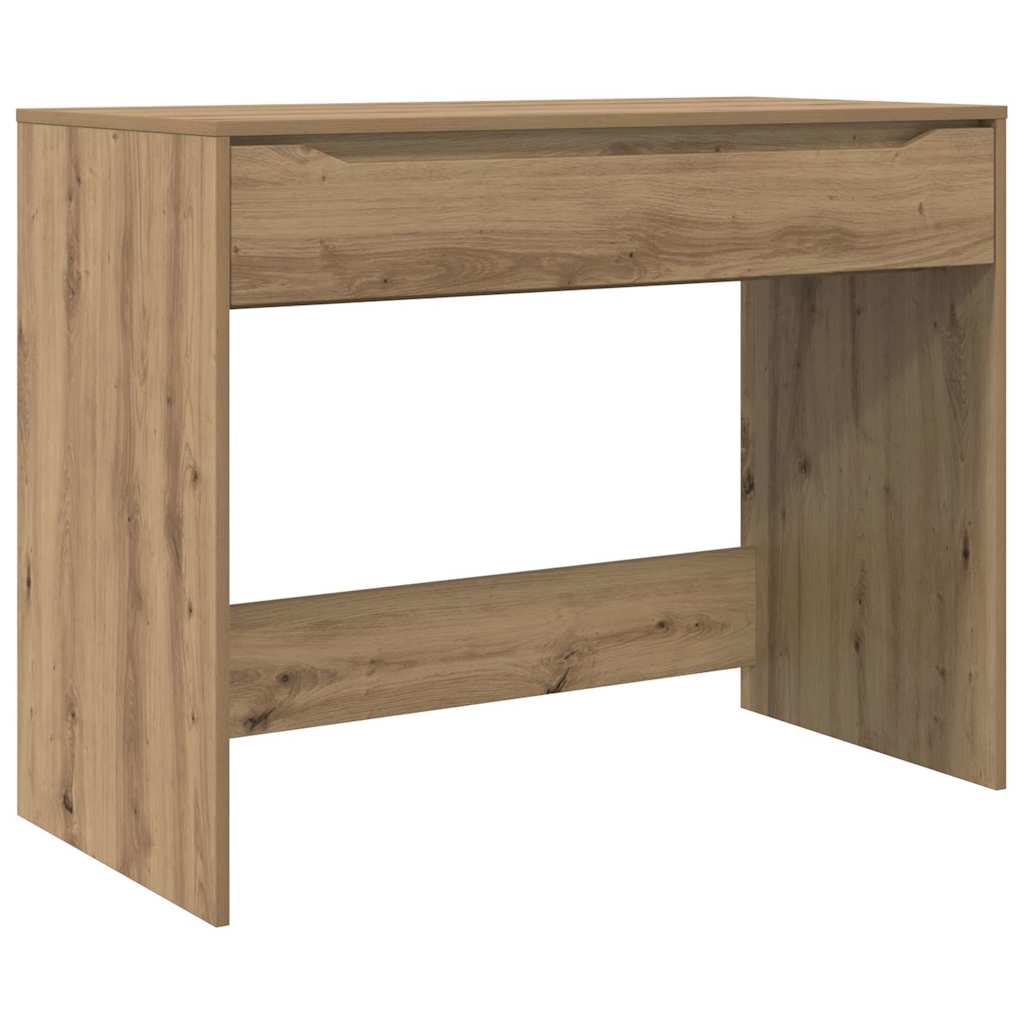 Desk with Drawer Artisan Oak 100 x 50 x 78 cm Engineered Wood