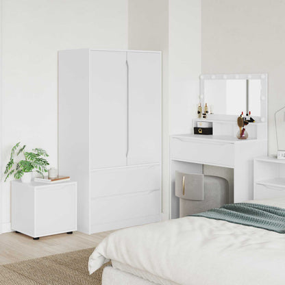 Bathroom Cabinet White 40.5 x 40 x 44 cm Engineered Wood