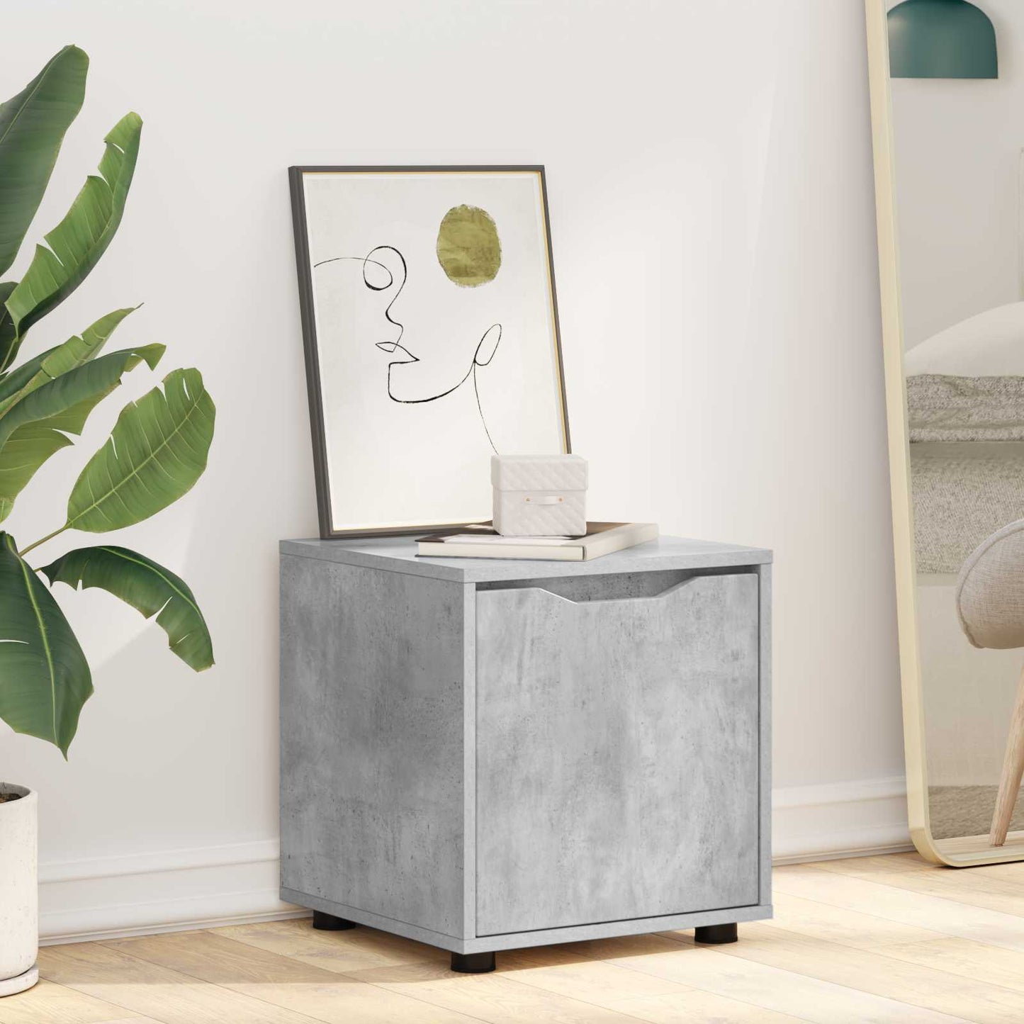 Bathroom Cabinet Concrete Grey 40.5 x 40 x 44 cm