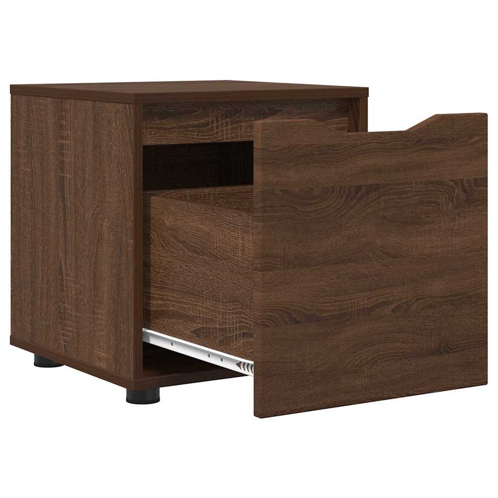 Bathroom Cabinet Brown Oak 40.5 x 40 x 44 cm Engineered Wood