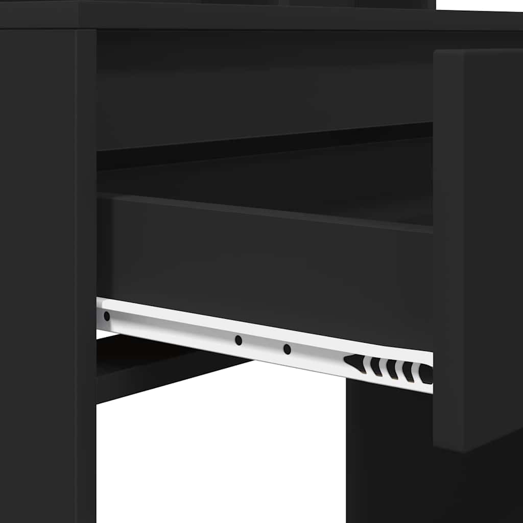 Bedroom Dressing Tables with Drawer Black 80 x 39.6 x 135 cm
