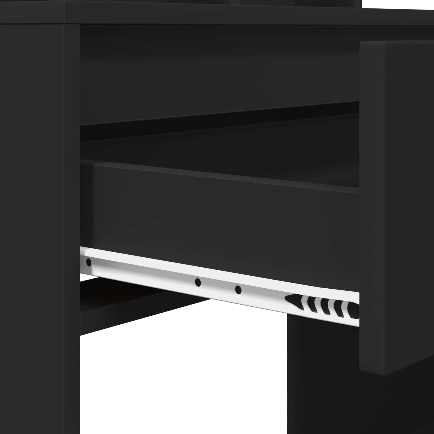 Bedroom Dressing Tables with Drawer Black 80 x 39.6 x 135 cm