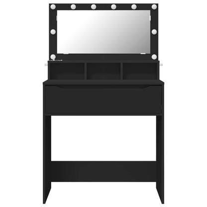 Bedroom Dressing Tables with Drawer Black 80 x 39.6 x 135 cm