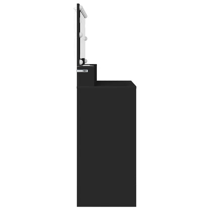 Bedroom Dressing Tables with Drawer Black 80 x 39.6 x 135 cm