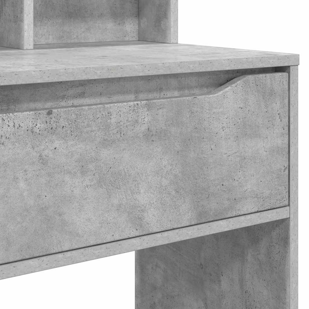 Bedroom Dressing Tables Concrete Grey 80 x 39.6 x 135 cm