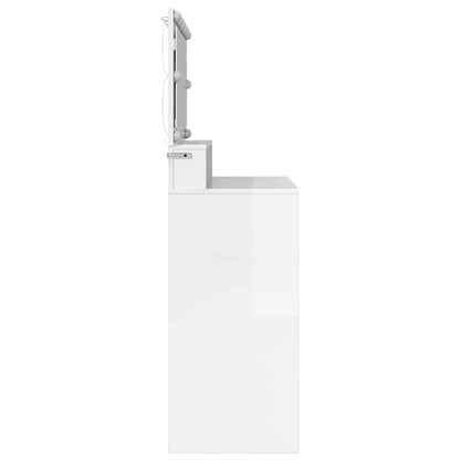 Bedroom Dressing Tables High Gloss White 80 x 39.6 x 135 cm