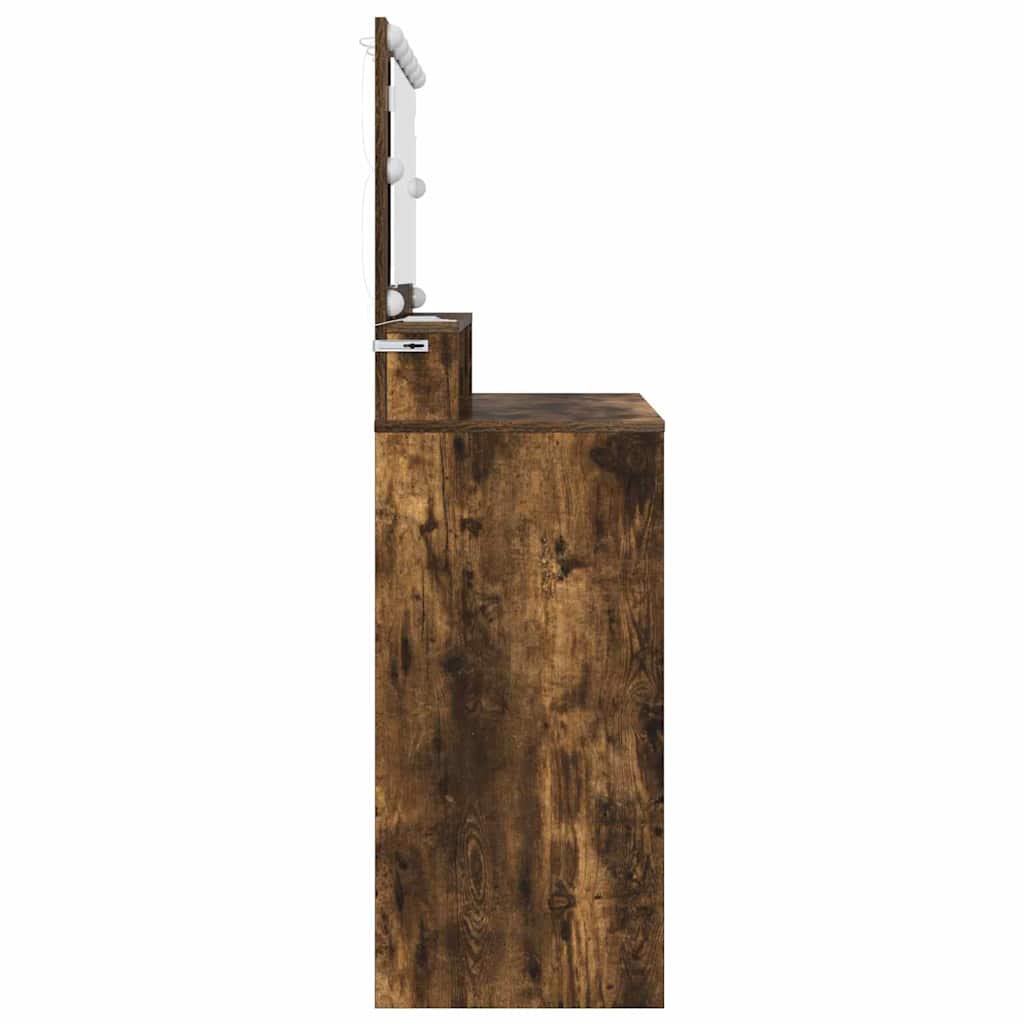 Bedroom Dressing Tables Smoked Oak 80 x 39.6 x 135 cm
