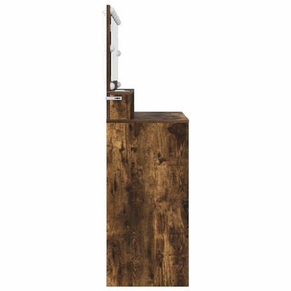 Bedroom Dressing Tables Smoked Oak 80 x 39.6 x 135 cm