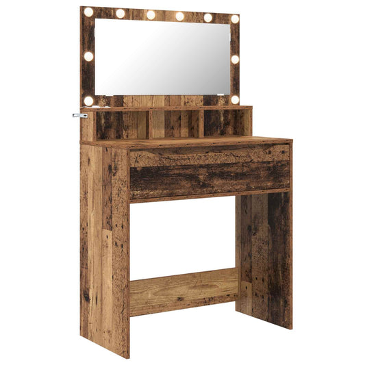 Bedroom Dressing Tables Old Wood 80 x 39.6 x 135 cm