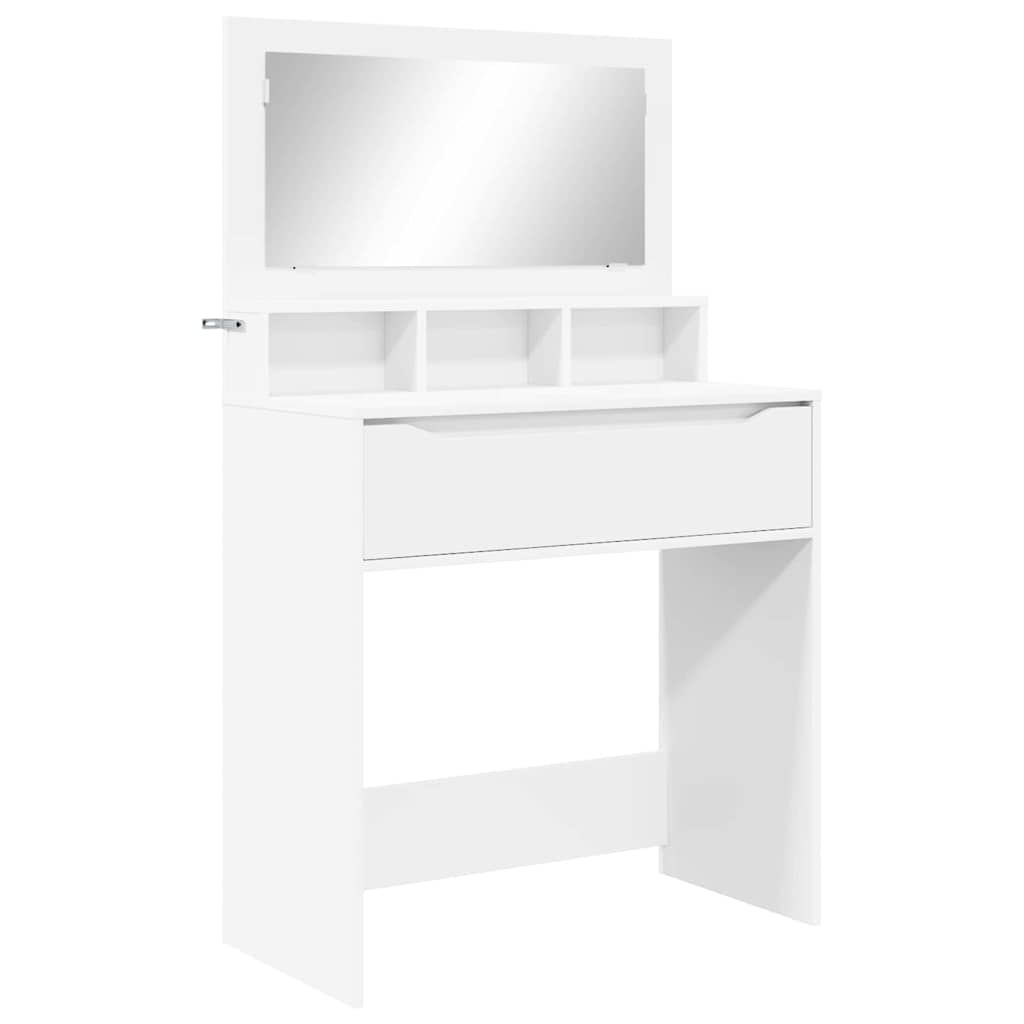 Bedroom Dressing Tables with Drawer White 80 x 39.6 x 135 cm